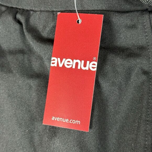 Avenue Leisure Leggings Women’s Size 22/24 Black 7/8 Length Cropped‎ - Picture 16 of 16